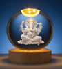 Lord Ganesh Crystal LED Lamp