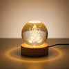 Lord Ganesh Crystal LED Lamp